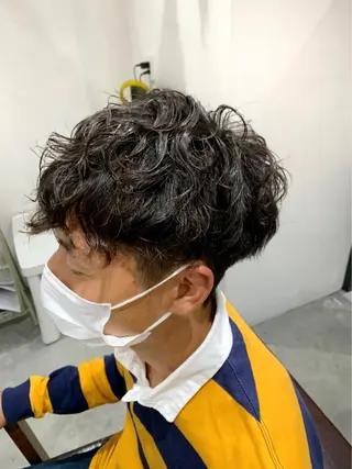 パーマ メンズ LITTLE _KATOのヘアスタイル