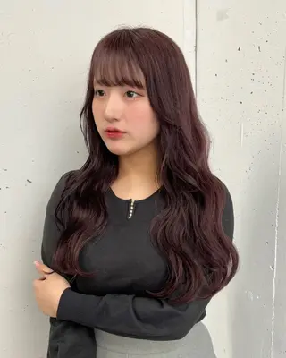 ロング カラー 🎀taro ブリーチなしカラーのヘアスタイル