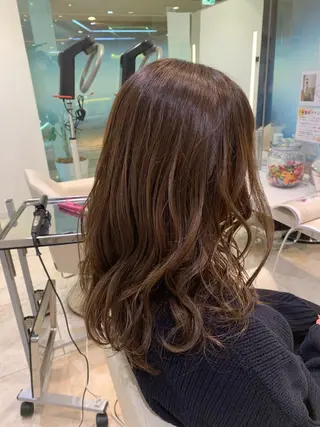 セミロング カラー ケンジアネッタ Men'sのヘアスタイル