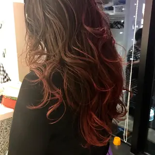 セミロング 所渉/韓国レイヤー /ウルフカットのヘアスタイル