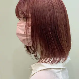 ミディアム カラー 艶カラー/暖色カラー /透明感/ryutoのヘアスタイル