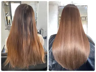 ロング GO TODAYシェアサロン原宿Leap店所属・髪質改善 レイヤー Naoyaのヘアスタイル