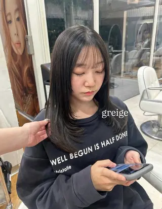 ロング ありむらもえ/ 透明感カラーのヘアスタイル