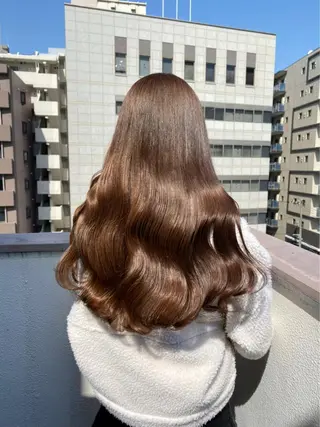 ミディアム 艶カラー の達人のヘアスタイル