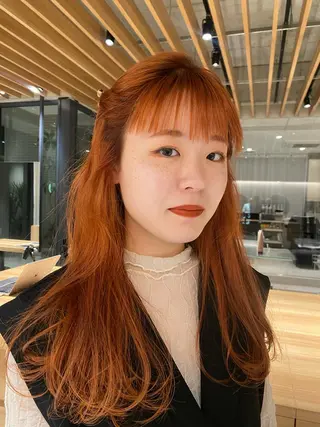 ロング カラー ooit所属・田崎 文香のヘアスタイル