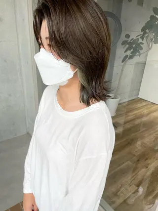ミディアム カラー 高円寺 utuwa🌟まなみのヘアスタイル
