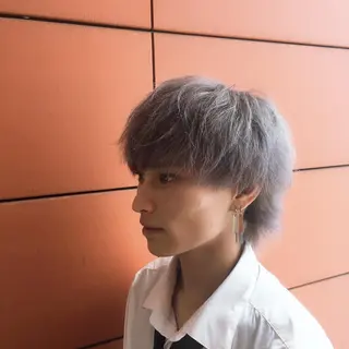 ショート カラー メンズ Minori【ミノリ】所属・井手 孔介のヘアスタイル