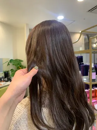 ロング カラー レイヤーカット 西宮北口/みなみのヘアスタイル