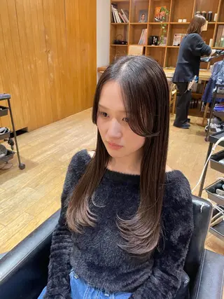 ロング カラー 縮毛矯正/レイヤー /ひかる🌙のヘアスタイル