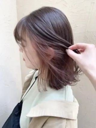 ミディアム Hair Make GARDENのヘアスタイル