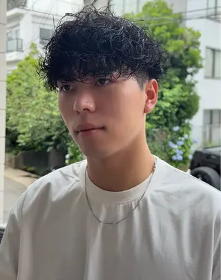 ショート パーマ gallica表参道 副店長/佐藤翼のヘアスタイル