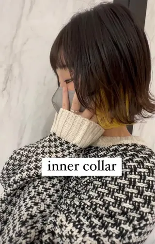 ミディアム カラー ヘアアレンジ 髪質改善/縮毛矯正 /naokiのヘアスタイル