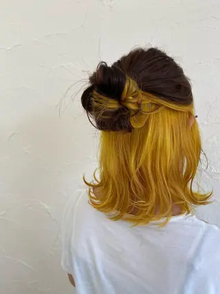 ミディアム カラー Hair Musee   柱店所属・topstylist 吉住 早織のヘアスタイル