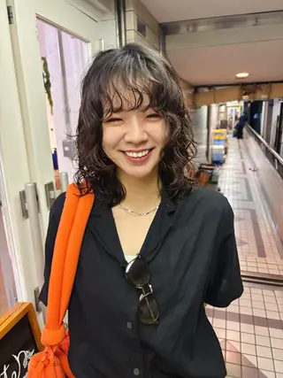 ミディアム パーマ kaito パーマ募集！🔵のヘアスタイル