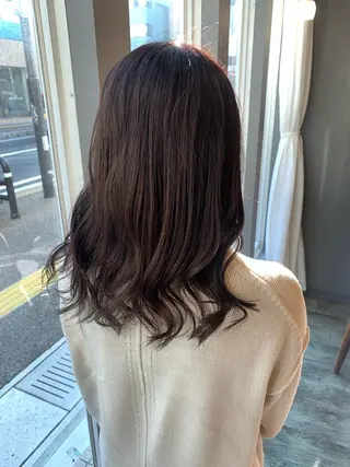 セミロング toki所属・ＳＨＵ ＮＴＡのヘアスタイル