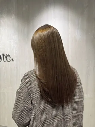 ロング カラー 透明感カラー 天羅のヘアスタイル