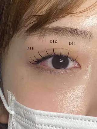 マツエク・マツパ Veil chihiroのマツエク・マツパデザイン