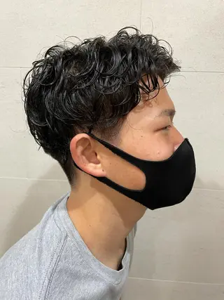 ショート メンズ Graceful BarBer platinum所属・無料メンズカット💈 遠山泰輝のヘアスタイル