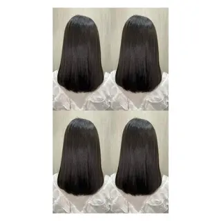 セミロング カラー 店長✨レイヤー✖️ 髪質改善✖️韓国ヘアのヘアスタイル