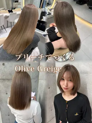 ロング カラー shion 透明感カラーのヘアスタイル