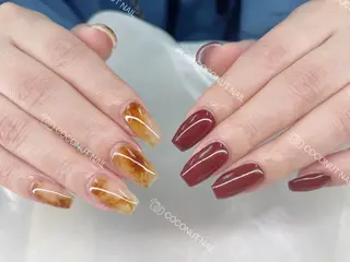 ネイル 神田 ココナッツのネイルデザイン