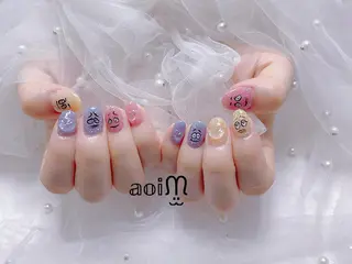 ネイル 葵うさぎ所属・葵うさぎ AIのネイルデザイン