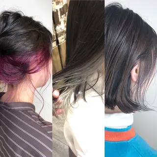 ミディアム カラー メンズヘア特化 崎田 成人のヘアスタイル