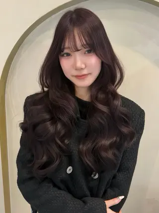 ロング カラー 梅田/透明感カラー ／レイヤー🤍カンのヘアスタイル