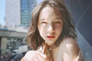 ミディアム カラー N° +aero 横浜のヘアスタイル