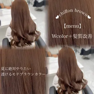 ロング カラー 🤍レイヤー/顔周り /hirari🤍のヘアスタイル