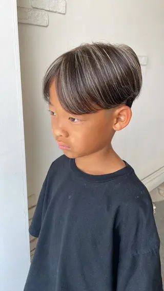 ショート キッズ 魔法のシャンプーで 艶髪に✳︎/カラーのヘアスタイル