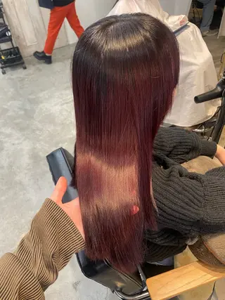 ミディアム カラー 顔周りカット 🎀サヤカ🎀のヘアスタイル