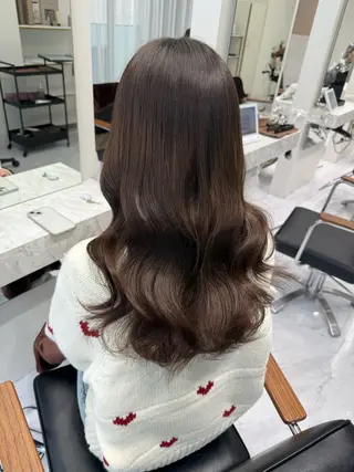 ロング 西川 ことねのヘアスタイル