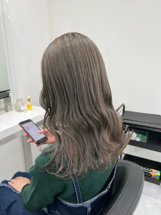 セミロング カラー パーマ ヘアアレンジ メンズ ♡ 𝐑𝐈𝐎♡のヘアスタイル