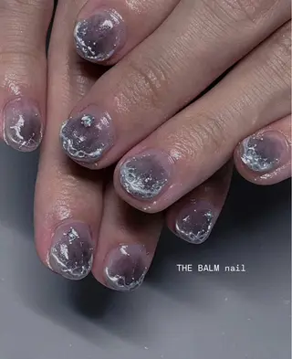 ネイル 艶/マグネット/網紅 /韓国/岩下りほのネイルデザイン