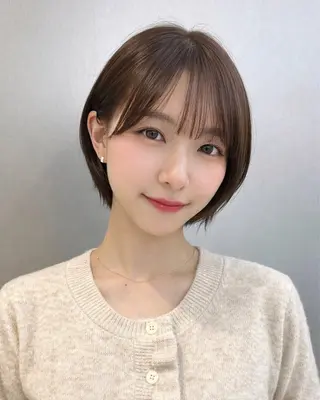 ショート sand  mieu所属・【似合わせ特化🌷】 ショート/モカのヘアスタイル