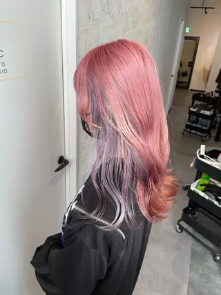 ロング カラー 👑髪質改善カラー 中垣斗希のヘアスタイル