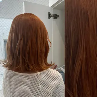 ミディアム カラー ヘアアレンジ stylist ◎RUKI.のヘアスタイル