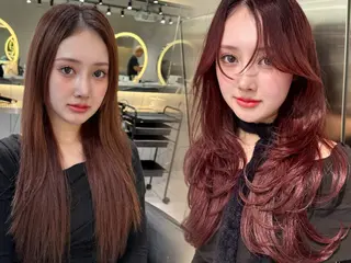 ロング カラー ブリなしWカラー✨️ 髪質改善【タケル】のヘアスタイル