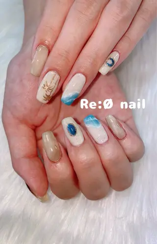 ネイル Re:Ø nail 🩵TSUJIのネイルデザイン