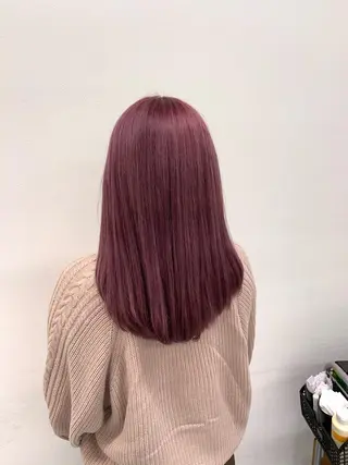 セミロング カラー ヘアアレンジ neon hair所属・🩵 JURI🩵のヘアスタイル