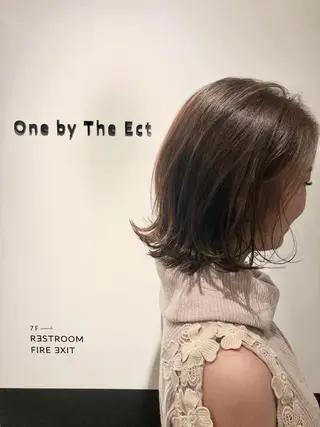 ミディアム カラー 片山美穂 心斎橋・北堀江のヘアスタイル