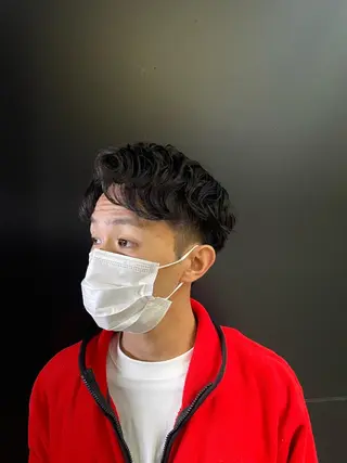 ショート パーマ 【柏メンズパーマ職人 】店長 KAZUMAのヘアスタイル