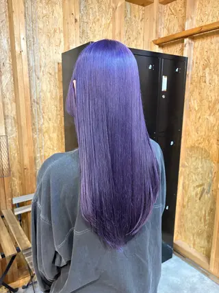 カラー まろみ暖色×ボブ ×chia🕯のヘアスタイル