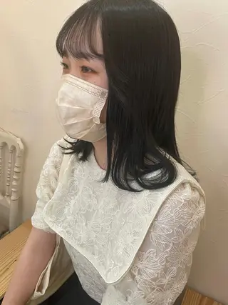 ミディアム Chiho / 梅田 / ボブ/ パーマのヘアスタイル