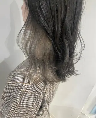 ミディアム カラー scene.池袋所属・scene. haraのヘアスタイル