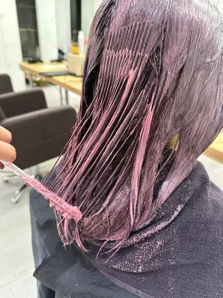 セミロング 🍇透明感カラー/ カットひかる🍒のヘアスタイル