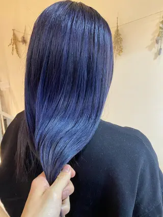 ロング カラー three.北浜所属・前竹 那生のヘアスタイル