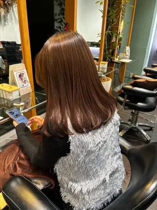 ミディアム オーガニックカラー/ 表参道/ルカのヘアスタイル