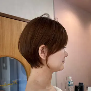 ショート 野口 咲愛のヘアスタイル